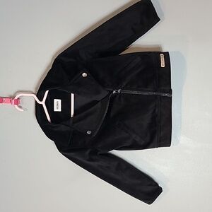 Hudson velvet black moto biker jacket Girls Size‎ 2T